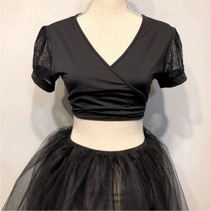 BLOCH Wrap-Tie Dance Shrug, Size Medium/ Large